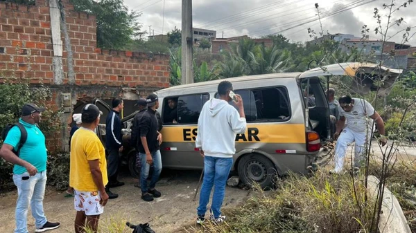 Imagem de Motorista de van escolar morre após acidente em Jequié