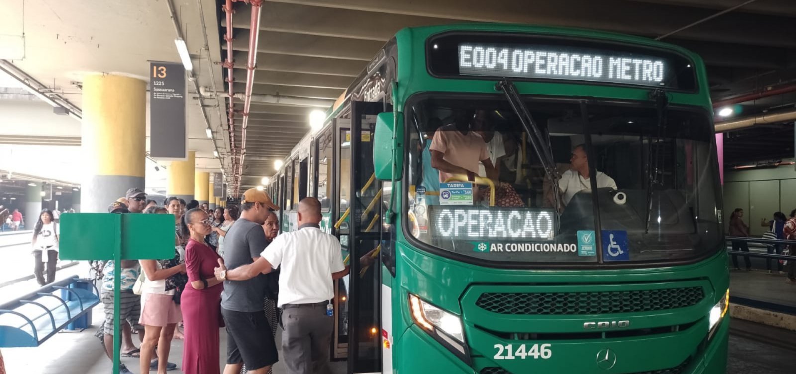 Imagem de Dez linhas de ônibus mudam temporariamente do subsolo para o térreo na Estação da Lapa 