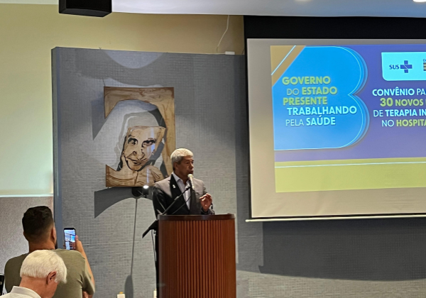 Imagem de Jerônimo Rodrigues autoriza convênio com Obras Sociais Irmã Dulce para ampliar UTIs no Hospital Santo Antônio