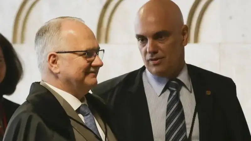 Imagem de Fachin assume presidência do STF e repete parceria com Alexandre de Moraes