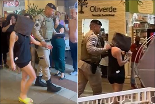 Imagem de Aos gritos de 'ladrona', influenciadora é presa suspeita de furto em shopping de Salvador