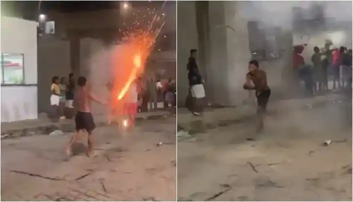 Imagem de  Jovem tem dedo amputado após explosão de espada em Cruz das Almas