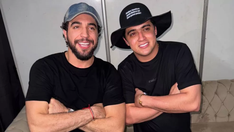 Imagem de Natanzinho Lima e Nattan aparecem juntos após polêmica sobre registro de nome