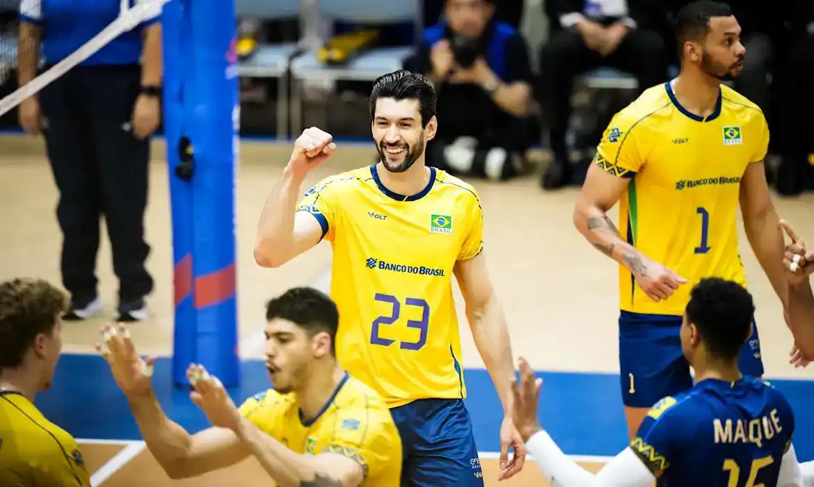 Imagem de Brasil derrota Argentina e segue líder na Liga das Nações Masculina