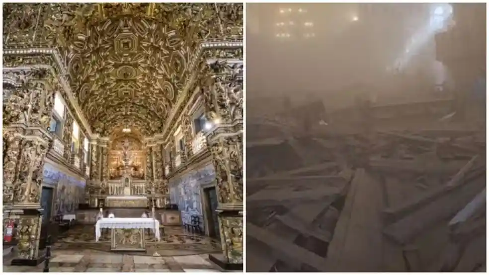 Imagem de Igreja de Ouro' tem obras prorrogadas em Salvador
