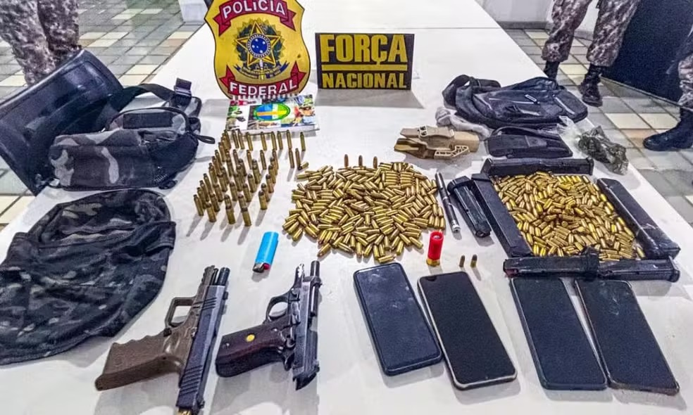 Imagem de Grupo é detido com armas em área de conflito indígena no sul da Bahia