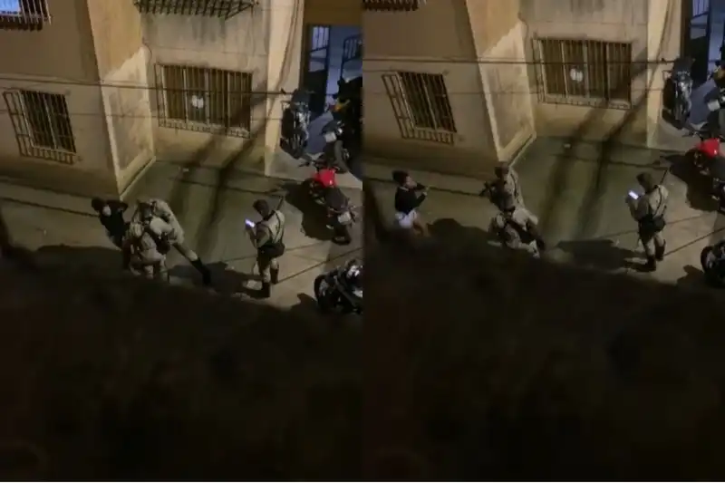 Imagem de PM que agrediu mulher em Feira de Santana é afastado