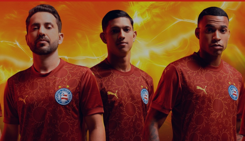 Imagem de Bahia lança terceiro uniforme exaltando a simbologia do sol; confira valores