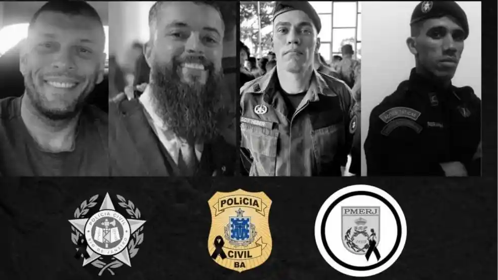 Imagem de Forças de segurança da Bahia se solidarizam com famílias de policiais mortos no Rio