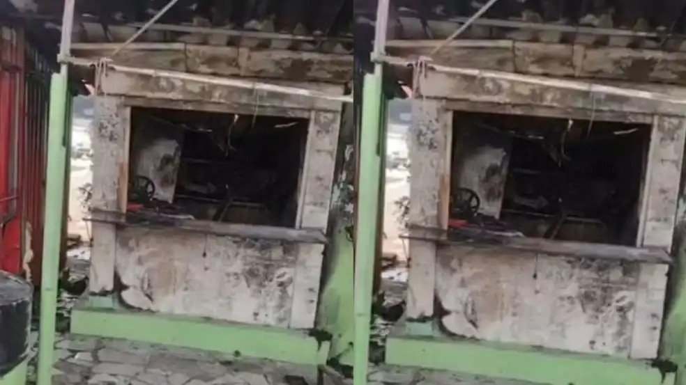 Imagem de Vendedora tem barraca destruída por incêndio em Salvador