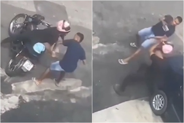 Imagem de Motociclista reage a assalto e quase é baleado em Salvador