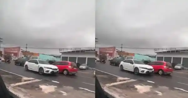 Imagem de Carro em alta velocidade entra na contramão em acesso à Estrada do Coco e assusta motoristas