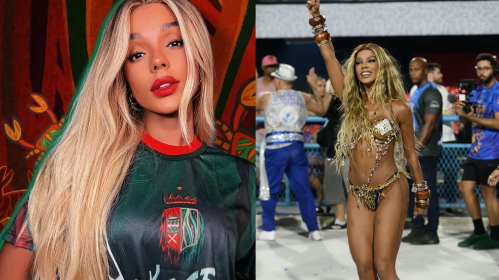 Imagem de Bruna Gonçalves alfineta presidente da Beija Flor após desligamento da escola