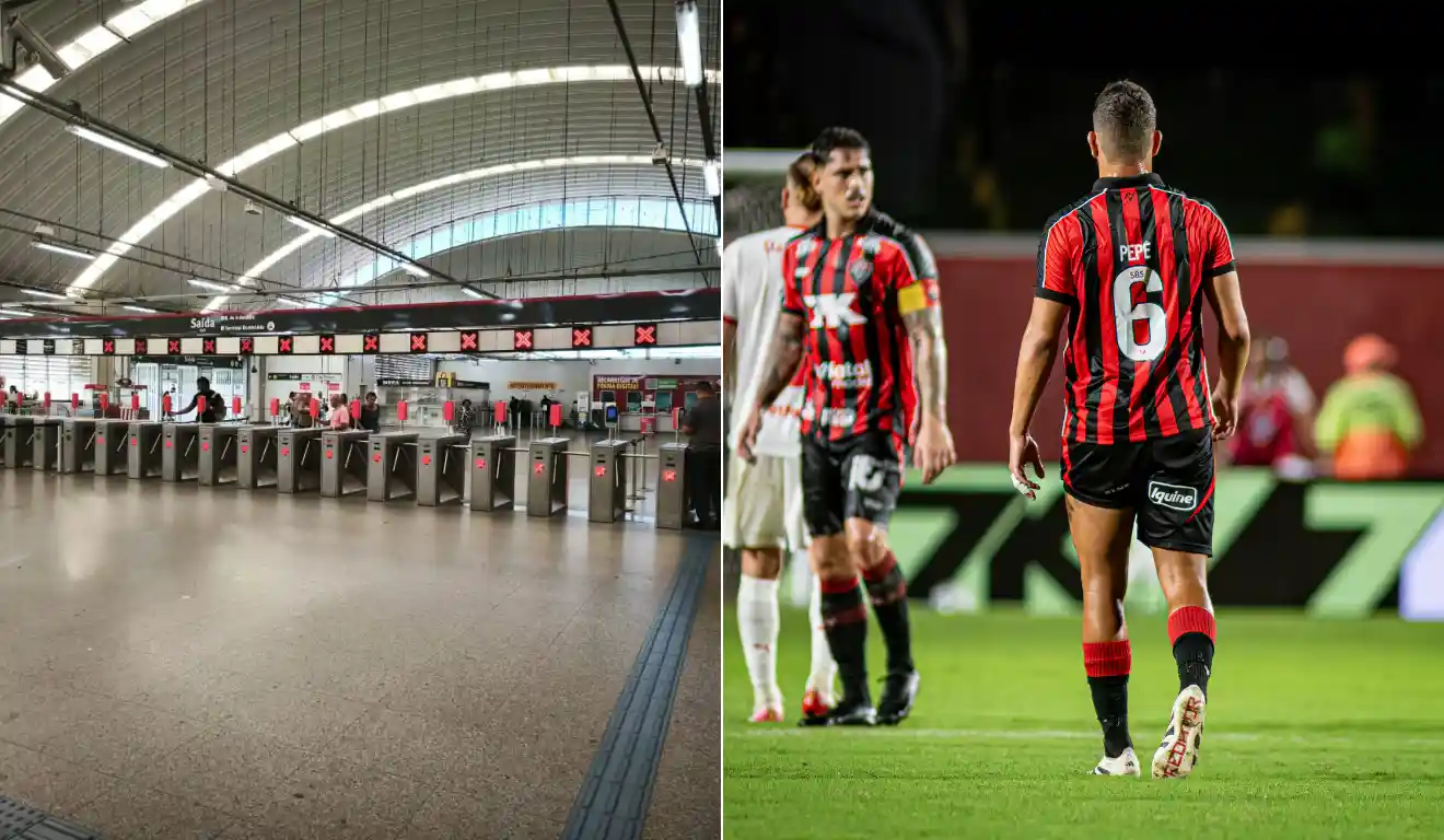 Imagem de Metrô de Salvador terá horário estendido para jogo entre Vitória e Sport